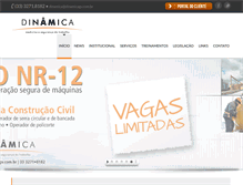 Tablet Screenshot of dinamicagv.com.br